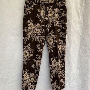 Lauren Ralph Lauren jeans size 12. Brown and cream color